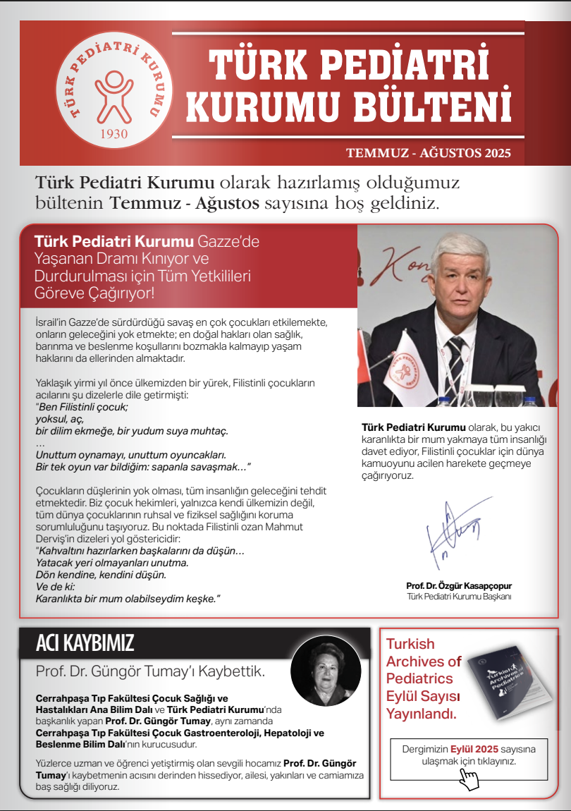 Temmuz – Ağustos Bülteni