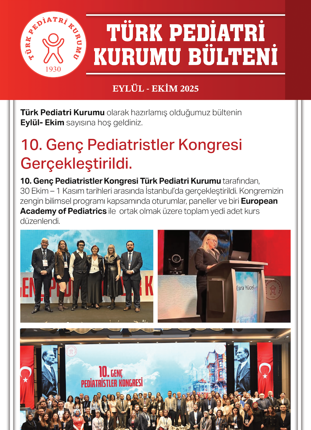  Eylül - Ekim Bülteni