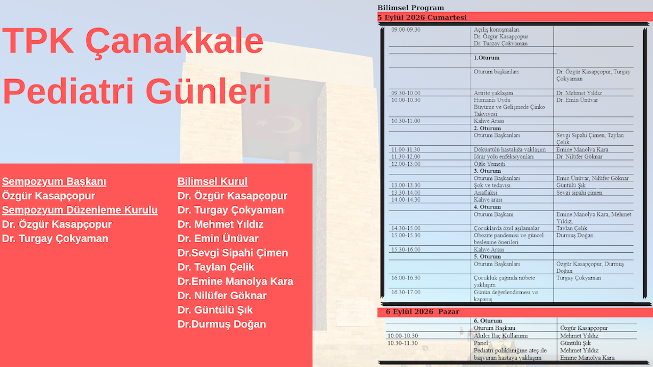 TPK Çanakkale Pediatri Günleri
